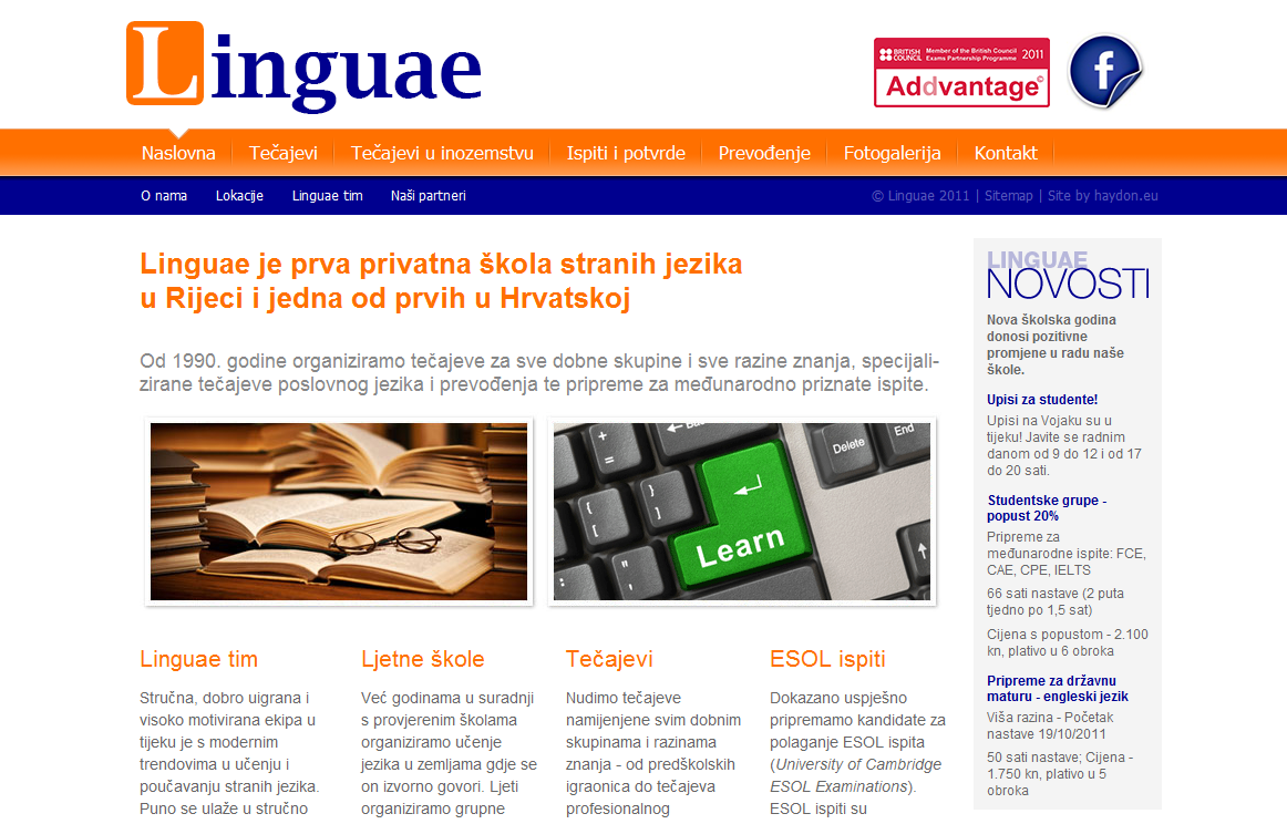 Linguae Sprachschule für Englisch